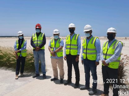 Chairman visit to AMAS substation site